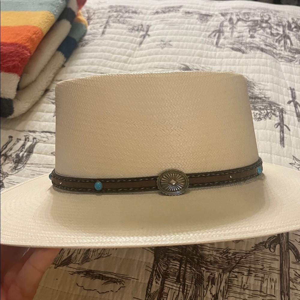 Stetson Gleeson straw sun hat - Picture 7 of 14